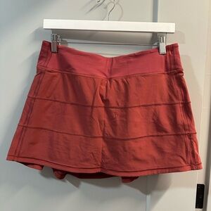 lululemon Skort in Red Merlot